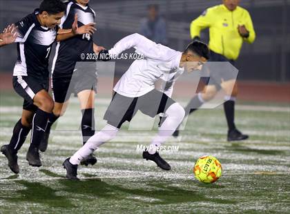 Thumbnail 2 in Lynwood vs. Firebaugh (LUSD Annual Soccer Derby) photogallery.