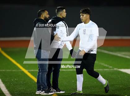 Thumbnail 2 in Lynwood vs. Firebaugh (LUSD Annual Soccer Derby) photogallery.