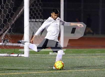Thumbnail 3 in Lynwood vs. Firebaugh (LUSD Annual Soccer Derby) photogallery.