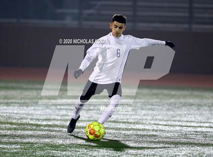 Thumbnail 3 in Lynwood vs. Firebaugh (LUSD Annual Soccer Derby) photogallery.