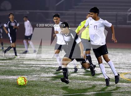 Thumbnail 2 in Lynwood vs. Firebaugh (LUSD Annual Soccer Derby) photogallery.