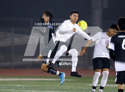 Thumbnail 1 in Lynwood vs. Firebaugh (LUSD Annual Soccer Derby) photogallery.