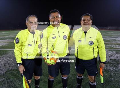 Thumbnail 2 in Lynwood vs. Firebaugh (LUSD Annual Soccer Derby) photogallery.