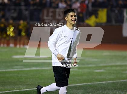 Thumbnail 3 in Lynwood vs. Firebaugh (LUSD Annual Soccer Derby) photogallery.