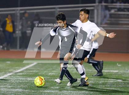 Thumbnail 3 in Lynwood vs. Firebaugh (LUSD Annual Soccer Derby) photogallery.