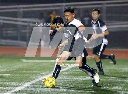 Thumbnail 1 in Lynwood vs. Firebaugh (LUSD Annual Soccer Derby) photogallery.