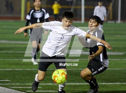 Thumbnail 1 in Lynwood vs. Firebaugh (LUSD Annual Soccer Derby) photogallery.