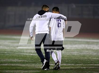 Thumbnail 2 in Lynwood vs. Firebaugh (LUSD Annual Soccer Derby) photogallery.