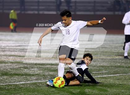 Thumbnail 3 in Lynwood vs. Firebaugh (LUSD Annual Soccer Derby) photogallery.