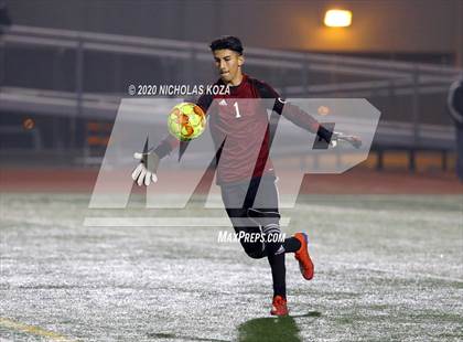 Thumbnail 3 in Lynwood vs. Firebaugh (LUSD Annual Soccer Derby) photogallery.