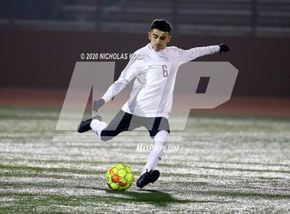 Thumbnail 1 in Lynwood vs. Firebaugh (LUSD Annual Soccer Derby) photogallery.