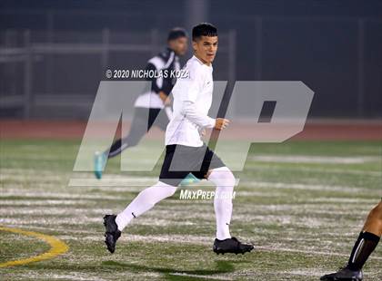 Thumbnail 3 in Lynwood vs. Firebaugh (LUSD Annual Soccer Derby) photogallery.