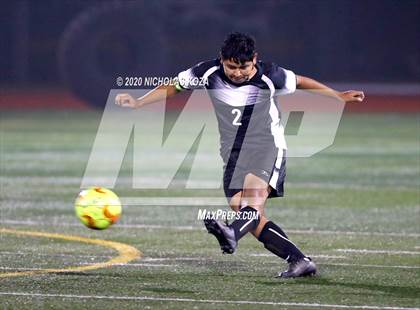 Thumbnail 1 in Lynwood vs. Firebaugh (LUSD Annual Soccer Derby) photogallery.