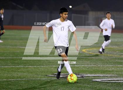 Thumbnail 1 in Lynwood vs. Firebaugh (LUSD Annual Soccer Derby) photogallery.