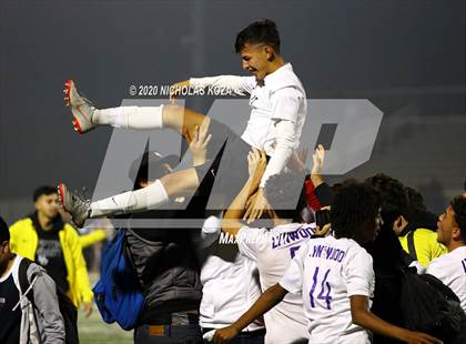 Thumbnail 1 in Lynwood vs. Firebaugh (LUSD Annual Soccer Derby) photogallery.
