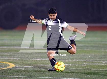 Thumbnail 2 in Lynwood vs. Firebaugh (LUSD Annual Soccer Derby) photogallery.
