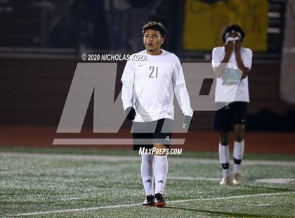 Thumbnail 3 in Lynwood vs. Firebaugh (LUSD Annual Soccer Derby) photogallery.