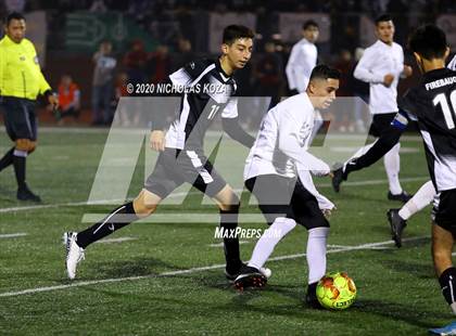 Thumbnail 3 in Lynwood vs. Firebaugh (LUSD Annual Soccer Derby) photogallery.