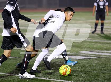 Thumbnail 3 in Lynwood vs. Firebaugh (LUSD Annual Soccer Derby) photogallery.
