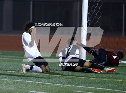 Thumbnail 2 in Lynwood vs. Firebaugh (LUSD Annual Soccer Derby) photogallery.