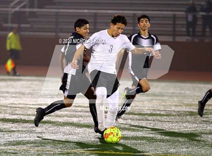 Thumbnail 1 in Lynwood vs. Firebaugh (LUSD Annual Soccer Derby) photogallery.