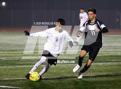 Thumbnail 2 in Lynwood vs. Firebaugh (LUSD Annual Soccer Derby) photogallery.