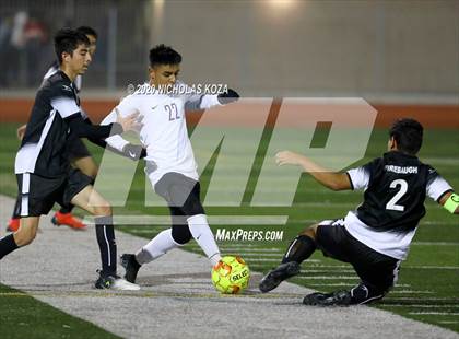 Thumbnail 3 in Lynwood vs. Firebaugh (LUSD Annual Soccer Derby) photogallery.