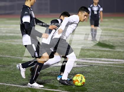 Thumbnail 2 in Lynwood vs. Firebaugh (LUSD Annual Soccer Derby) photogallery.