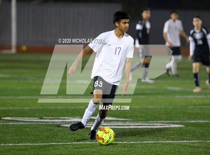 Thumbnail 3 in Lynwood vs. Firebaugh (LUSD Annual Soccer Derby) photogallery.