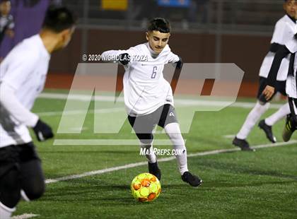 Thumbnail 3 in Lynwood vs. Firebaugh (LUSD Annual Soccer Derby) photogallery.