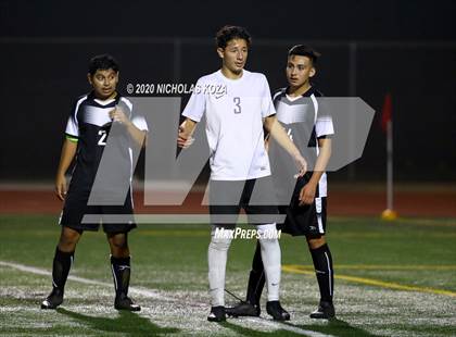 Thumbnail 2 in Lynwood vs. Firebaugh (LUSD Annual Soccer Derby) photogallery.