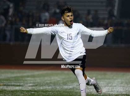 Thumbnail 2 in Lynwood vs. Firebaugh (LUSD Annual Soccer Derby) photogallery.