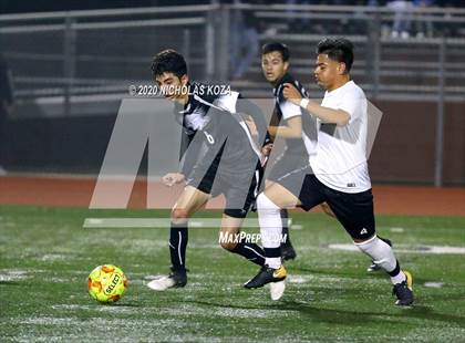 Thumbnail 3 in Lynwood vs. Firebaugh (LUSD Annual Soccer Derby) photogallery.