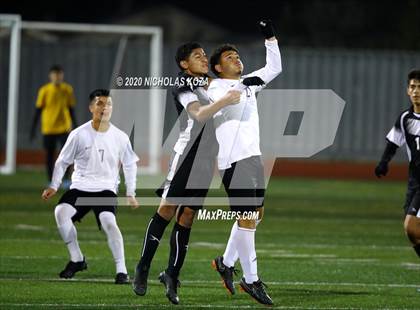 Thumbnail 1 in Lynwood vs. Firebaugh (LUSD Annual Soccer Derby) photogallery.