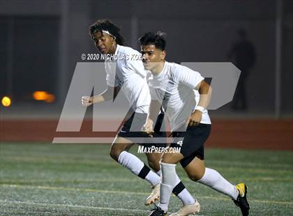 Thumbnail 1 in Lynwood vs. Firebaugh (LUSD Annual Soccer Derby) photogallery.