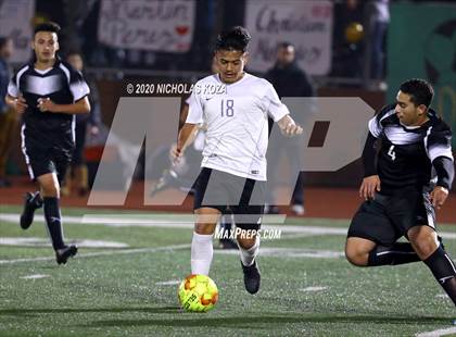 Thumbnail 2 in Lynwood vs. Firebaugh (LUSD Annual Soccer Derby) photogallery.