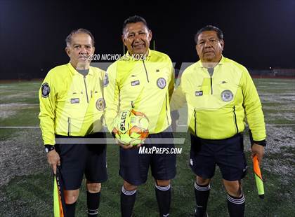 Thumbnail 1 in Lynwood vs. Firebaugh (LUSD Annual Soccer Derby) photogallery.