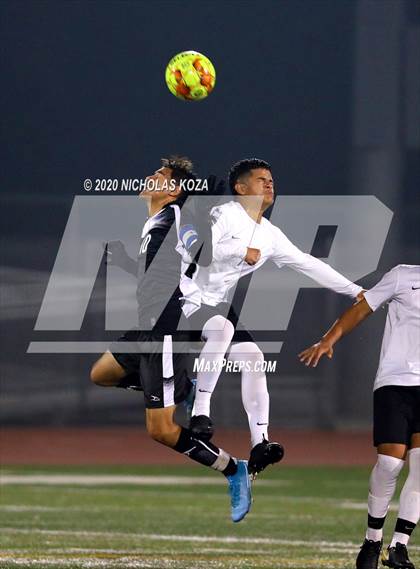 Thumbnail 3 in Lynwood vs. Firebaugh (LUSD Annual Soccer Derby) photogallery.