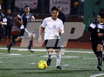 Thumbnail 3 in Lynwood vs. Firebaugh (LUSD Annual Soccer Derby) photogallery.
