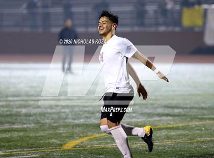 Thumbnail 3 in Lynwood vs. Firebaugh (LUSD Annual Soccer Derby) photogallery.