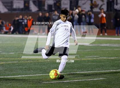 Thumbnail 3 in Lynwood vs. Firebaugh (LUSD Annual Soccer Derby) photogallery.