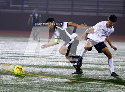 Thumbnail 2 in Lynwood vs. Firebaugh (LUSD Annual Soccer Derby) photogallery.