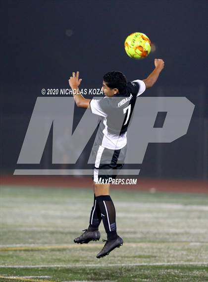 Thumbnail 2 in Lynwood vs. Firebaugh (LUSD Annual Soccer Derby) photogallery.
