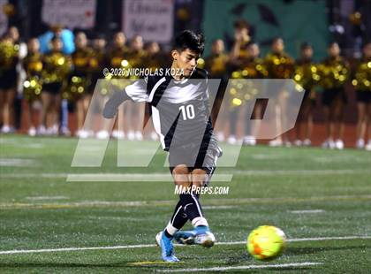 Thumbnail 2 in Lynwood vs. Firebaugh (LUSD Annual Soccer Derby) photogallery.