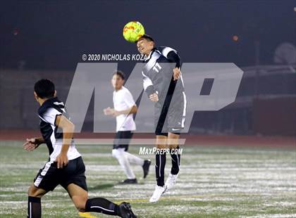Thumbnail 2 in Lynwood vs. Firebaugh (LUSD Annual Soccer Derby) photogallery.