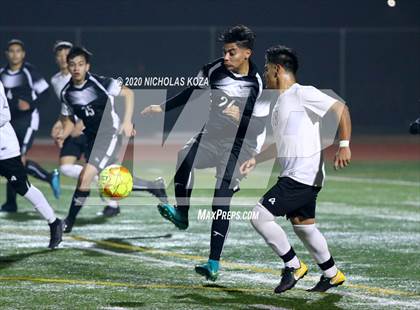 Thumbnail 2 in Lynwood vs. Firebaugh (LUSD Annual Soccer Derby) photogallery.
