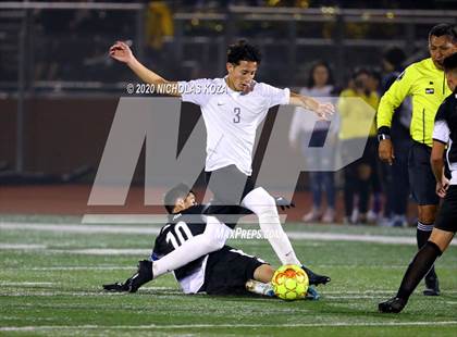 Thumbnail 1 in Lynwood vs. Firebaugh (LUSD Annual Soccer Derby) photogallery.