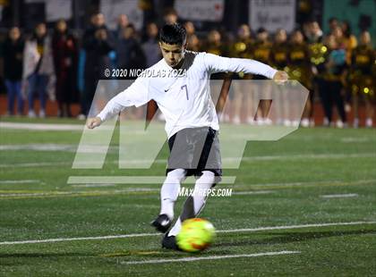 Thumbnail 3 in Lynwood vs. Firebaugh (LUSD Annual Soccer Derby) photogallery.