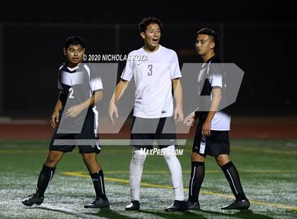 Thumbnail 1 in Lynwood vs. Firebaugh (LUSD Annual Soccer Derby) photogallery.