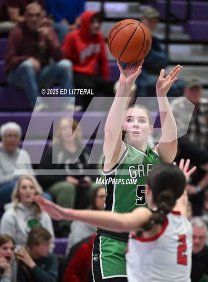 Thumbnail 1 in Green @ Hiland (OHSAA DIV VII Regional Semifinal) photogallery.